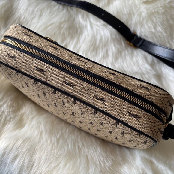 Saint Laurent Canvas Monogram All Over Camera Bag - Picture 7 of 11